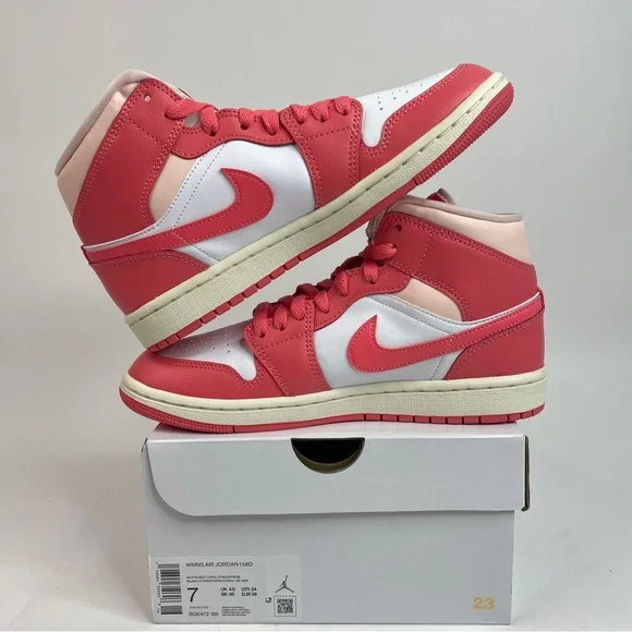 Nike Air Jordan 1 Retro Mid WMNS “Strawberries & Cream” 2023